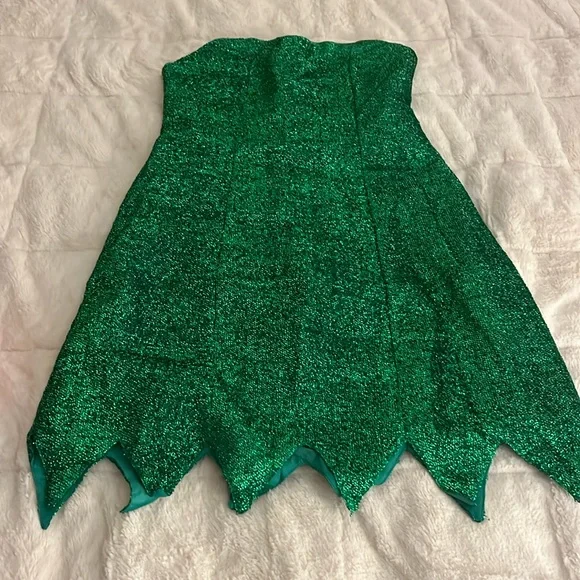 green sequin dress costume Green Sequin Dress: Women's Christmas Outfits main image 0